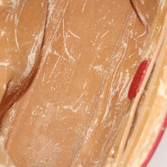 GUCCI Bamboo Hand Bag Leather Red Gold 000 2214 000 2214 - Picture 16 of 16
